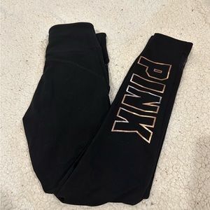 NWT victoria’s secret pink yoga leggings size extra small